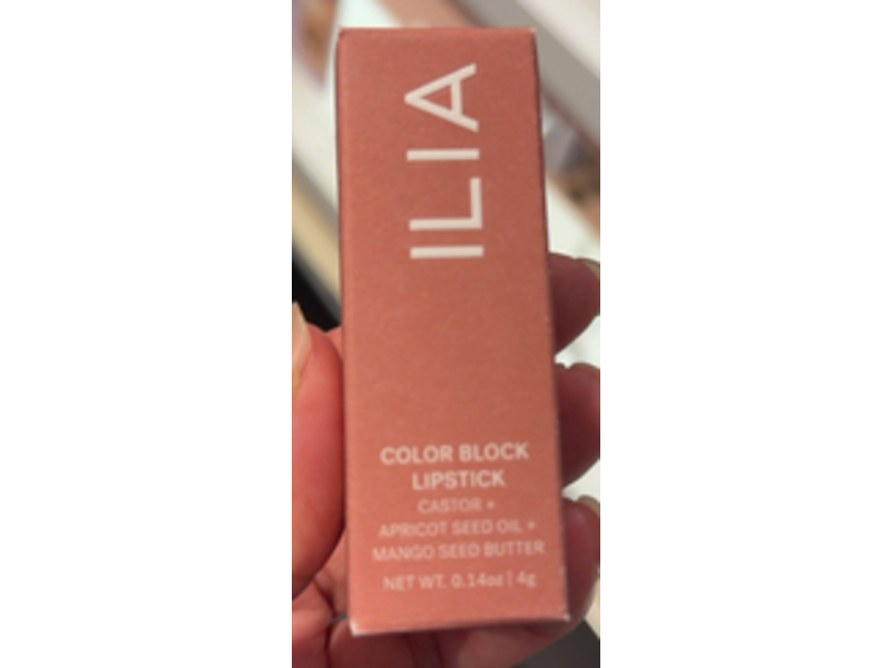 ILIA Color Block Lipstick, Wild Rose, 0.14 oz/4 g