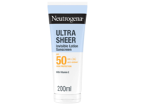 Neutrogena Ultra Sheer Invisible Lotion Sunscreen, SPF 50, 200 mL - thumbnail 1