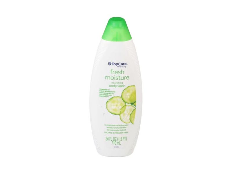 TopCare Fresh Moisture Nourishing Body Wash, Cucumber & Green Tea, 24 fl oz/710 mL