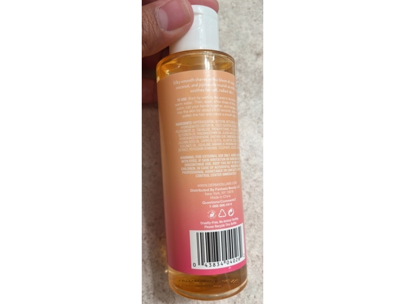 Dermasil Soothing Shave Oil, Indian Rose, 5 fl oz/148 mL