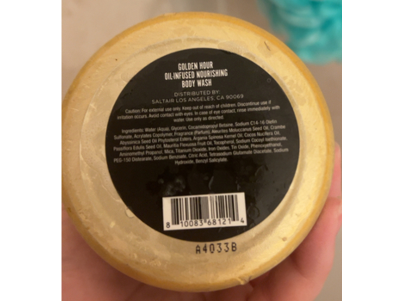 Saltair Golden Hour Oil - Infused Nourishing Body Wash,17.0 fl oz/500 mL