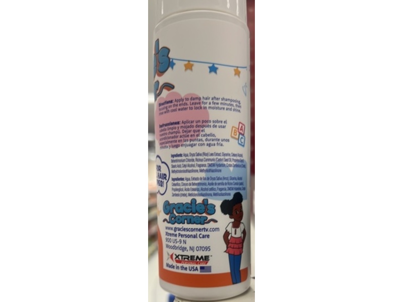 Gracie's Corner Rice Water Detangling Conditioner with Chebe, 8 fl oz/237 mL