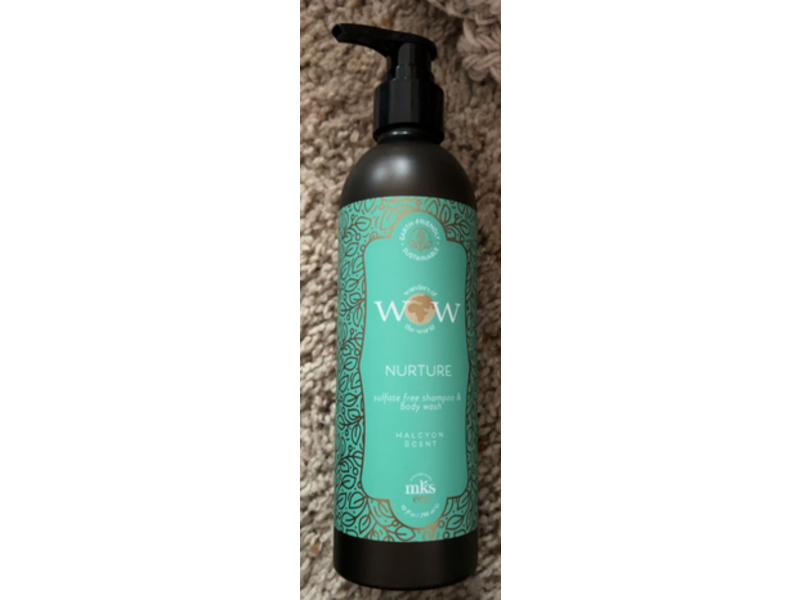 Earthly Body Mks Eco Wow Nurture Body Wash, Halcyon, 10 fl oz/296 mL