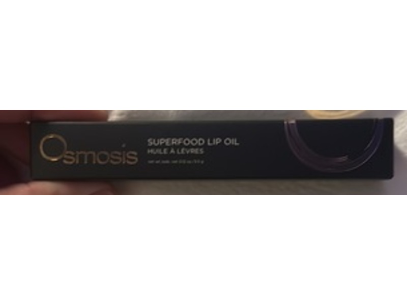 Osmois Superfood Lip Oil, Brulee, 0.12 oz/3.5 g
