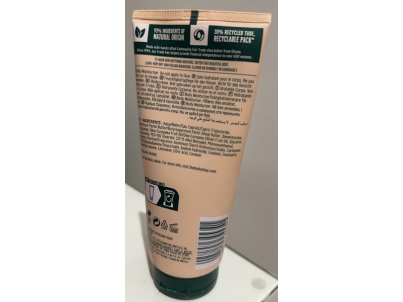 The Body Shop Body Lotion, Shea, 6.7 fl oz/200 mL