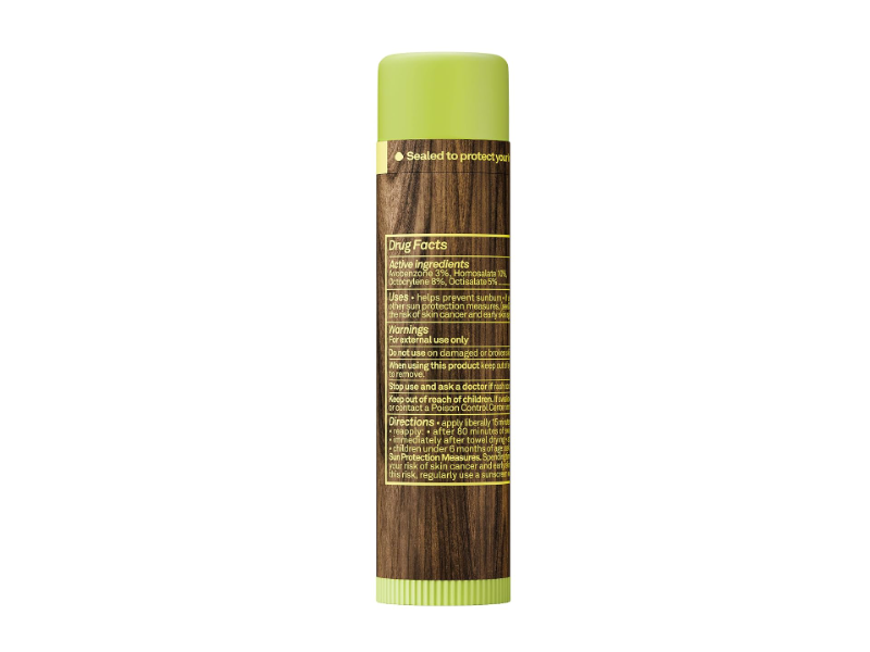 Sun Bum Original Sunscreen Lip Balm, SPF 30, Kiwi, 0.15 oz/4.25 g
