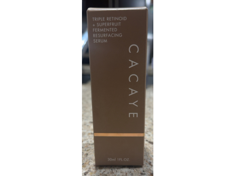 Cacaye Triple Retinoid + Superfruit Fermented Resurfacing Face Serum, 1 fl oz/30 mL