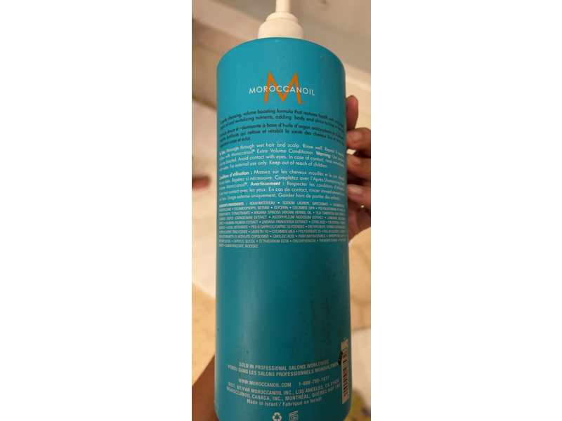 Moroccanoil Extra Volume Shampoo, 33.8 fl oz/1 L