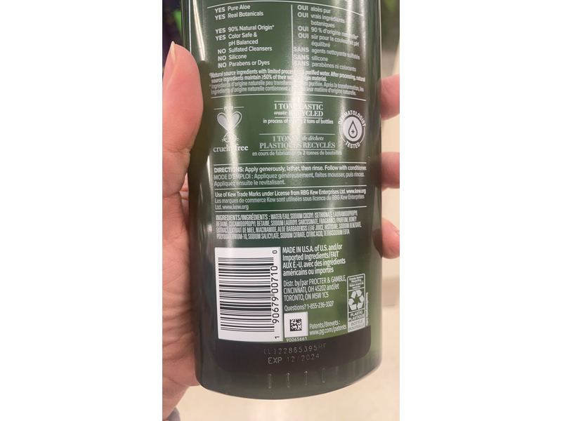 Herbal Essences Daily Moisturizing Shampoo, Honey & Vitamin B, 13.5 fl oz/400 mL
