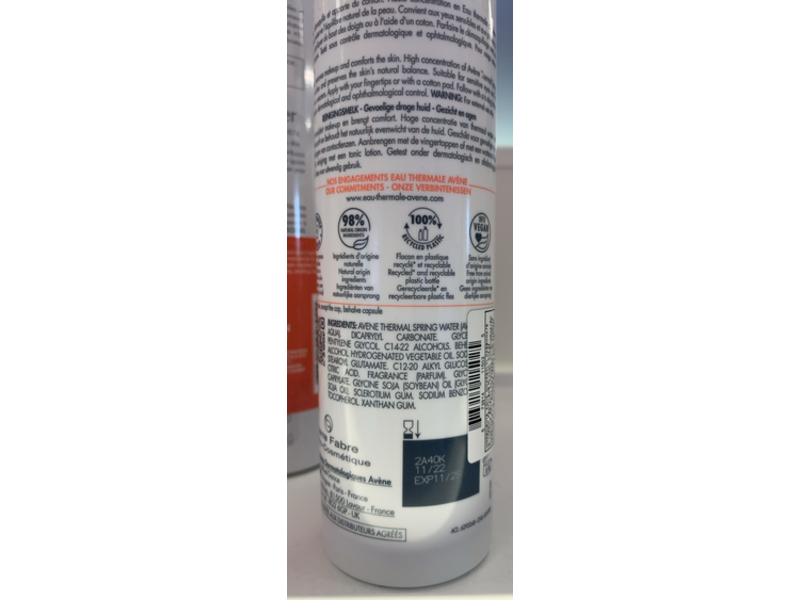 Avene Milk Cleanser, 6.7 fl oz