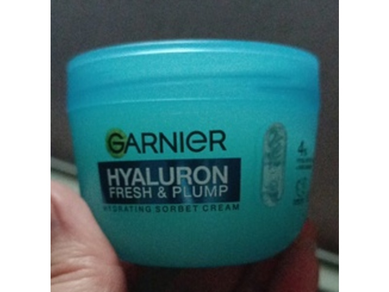 Garnier Fresh & Plump Hydrating Sorbet Cream, Hyaluron, 85 mL