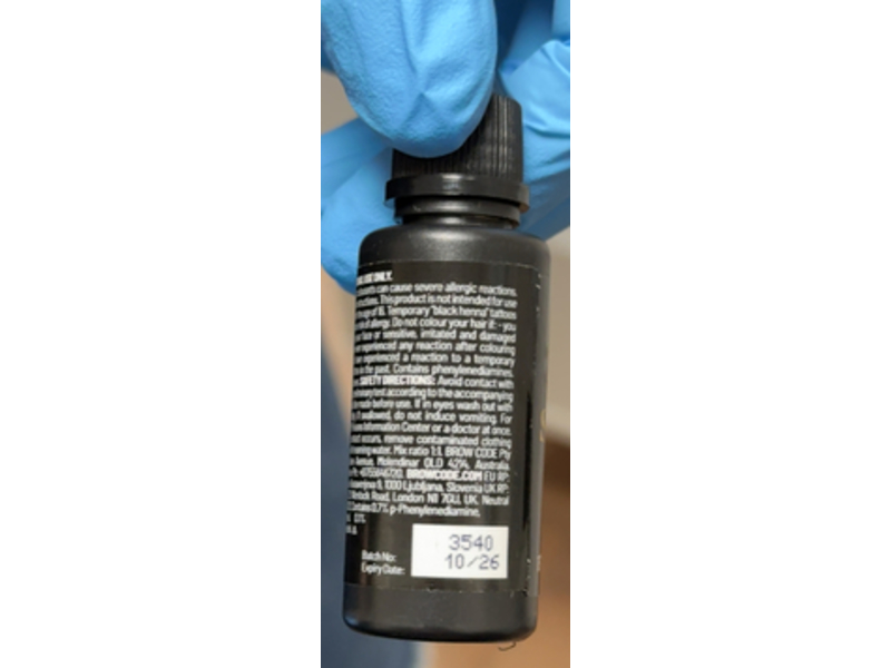 Brow Code Stain Hybrid Brow Dye, Bronze, 0.50 fl oz/15 mL