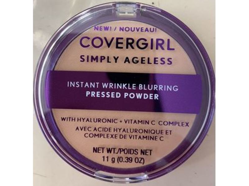 Covergirl Simply Ageless Instant Wrinkle Blurring Pressed Powder, 225 Buff Beige, 0.39 oz/11 g