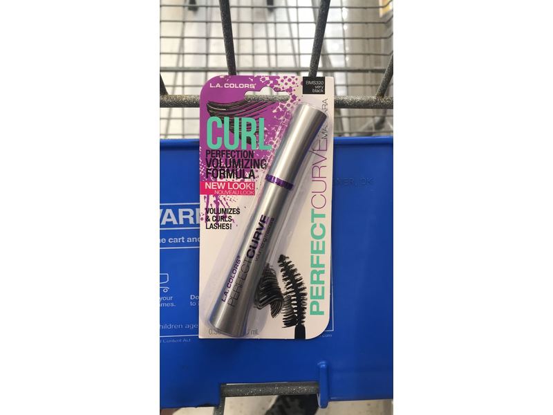 La Colors Perfect Curve Volumizes & Curls Lashes, Very Black, 0.3 fl oz/9 mL