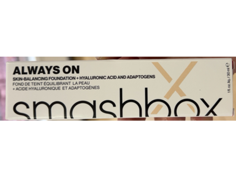Smashbox Always On Skin-Balancing Foundation, F10N, 1 fl oz/30 mL