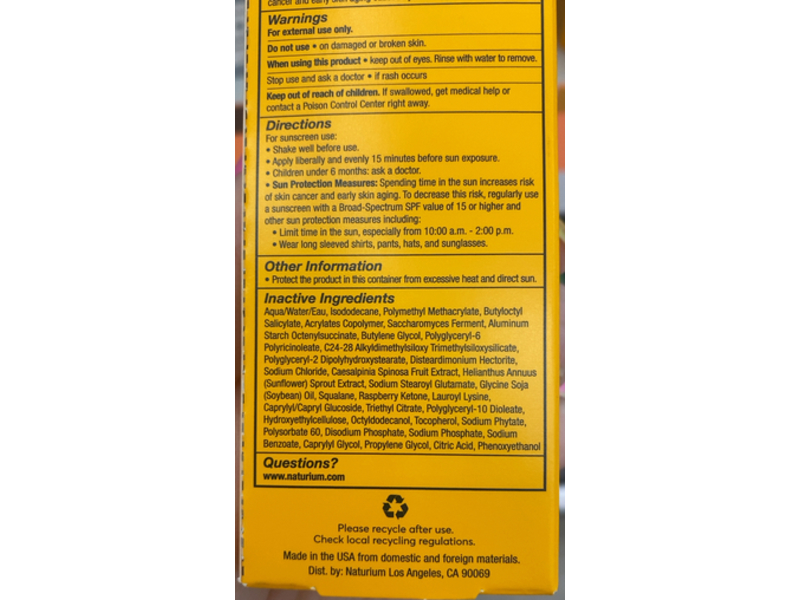 Naturium UV Reflect Antioxidant Sunscreen, SPF 50 PA ++++, 1.7 fl oz/50 mL