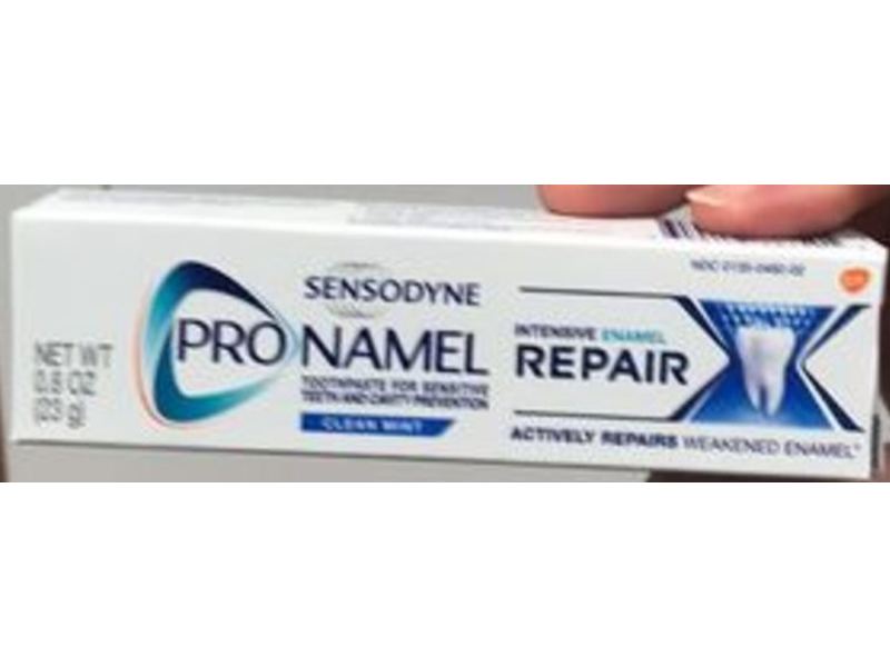 Sensodyne Pronamel Intensive Enamel Repair Toothpaste, Clean Mint, 0.8 oz / 28 g, Pack Of 3