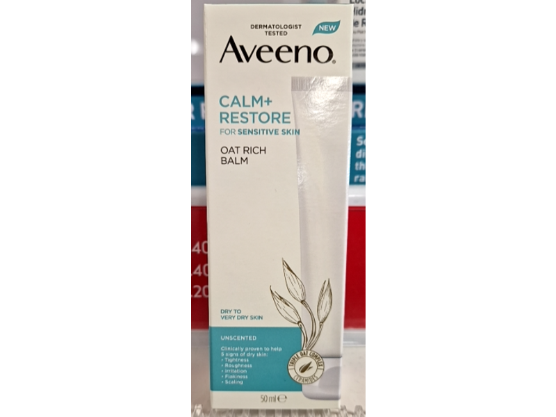 Aveeno Calm + Restore Oat Rich Balm, 50 mL