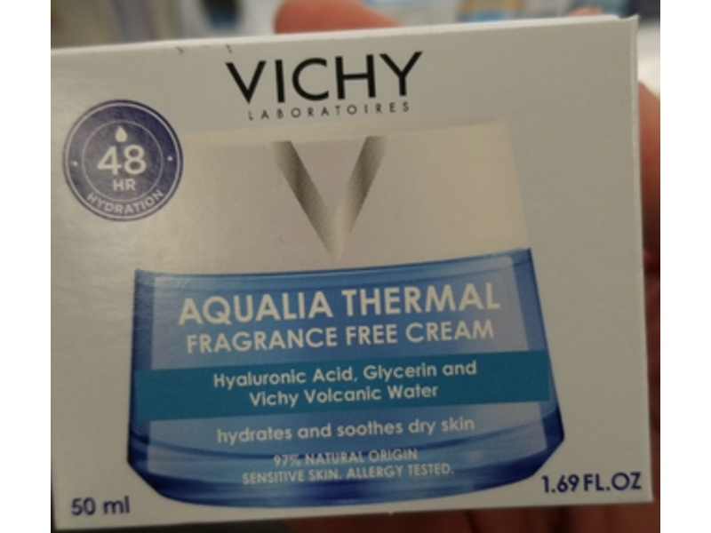 Vichy Laboratories Aqualia Rehydrating Face Cream, 1.69 fl oz/50 mL