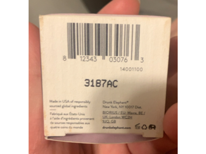 Drunk Elephant Lala Retro Whipped Cream, 0.5 fl oz/15 mL