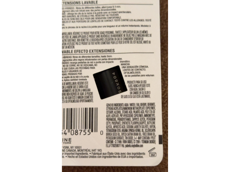 Maybelline The Falsies Surreal Extensions Mascara, 165 Meta Black, 0.33 fl oz/10 mL