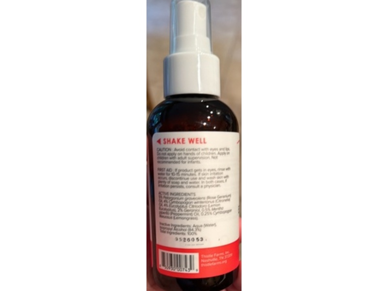 Thistle Farms Essential Oil Bug Spray, 4 fl oz/118 mL