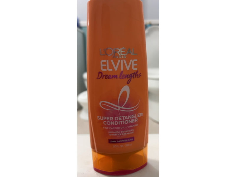 L'Oreal Paris Elvive Dream Lengths Super Detangler Conditioner, 13.5 fl oz/399 mL