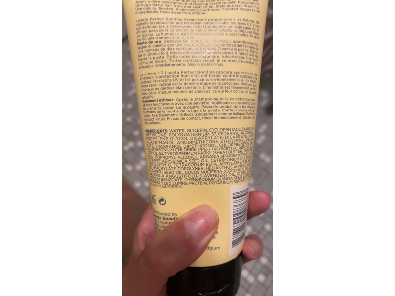 Luseta Perfect Bonding No.3 Restoring Leave-In Cream, 6.8 fl oz/200 mL