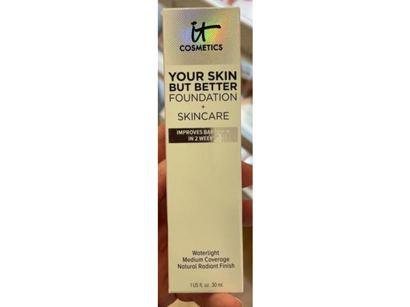 It Cosmetics Your Skin But Better Foundation + Skincare, Fair Warm 10, 1 fl oz