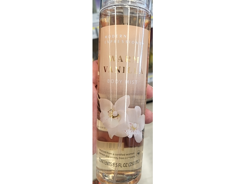 Modern Expressions Body Mist, Warm Vanilla, 8.5 fl oz/250 mL