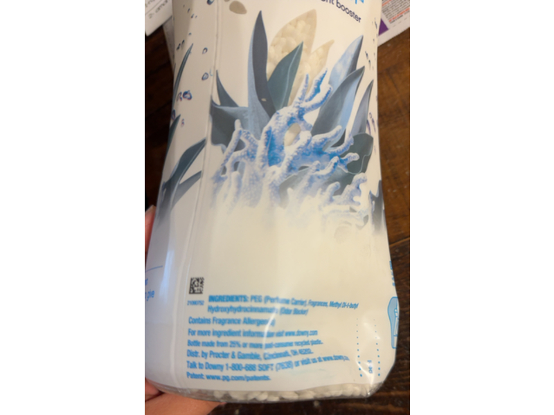 Downy Light In-Wash Scent Booster, Ocean Mist, 39.9 oz/1.13 kg