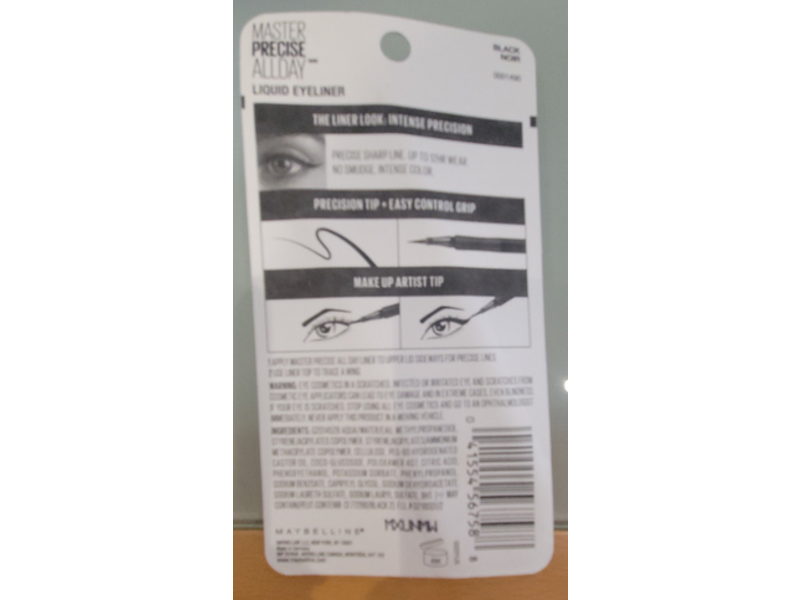 Maybelline Master Precise Allday Liquid Eyeliner, 110 VP Black