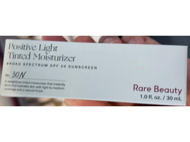 Rare Beauty Positive Light Tinted Moisturizer, 30N, SPF 20, 1 fl oz/30 mL