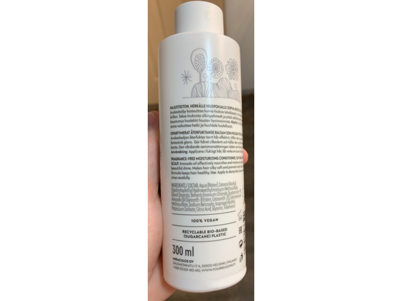 Four Reason No Nothing Sensitive Moisture Conditioner, 10.15 fl oz/300 mL