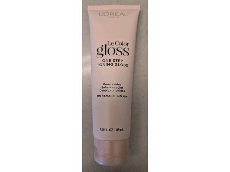 L'Oreal Paris Le Color gloss One Step Toning Gloss, Cool Blonde, 4 fl oz/118 mL