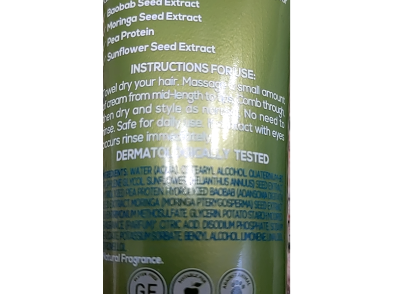 Naturtint Color Care Leave-In Conditioner, Moringa Seed Extract & Pea Protect, 5.07 fl oz/150 mL
