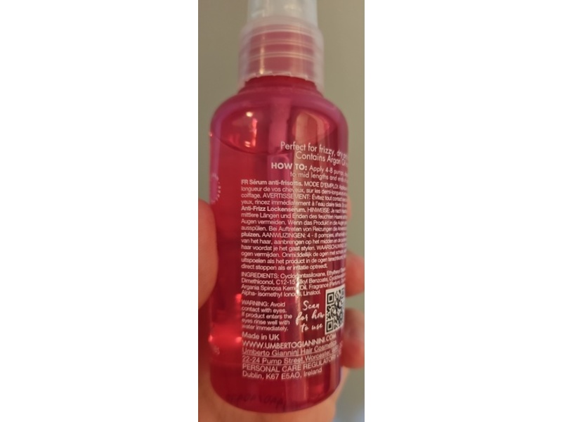 Umberto Giannini Anti-Frizz Curl Serum, 2.5 fl oz/75 mL