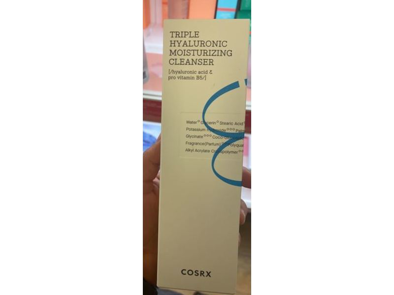 Cosrx Triple Hyaluronic Moisturizing Cleanser, 5.07 fl oz/150 mL