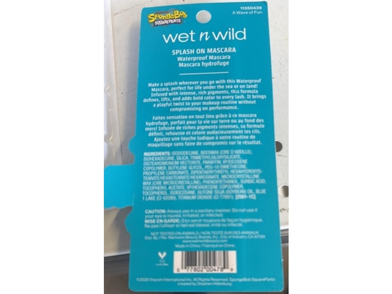 Wet n Wild Waterproof Mascara, Wave Of Fun, 0.2 fl oz/6 mL