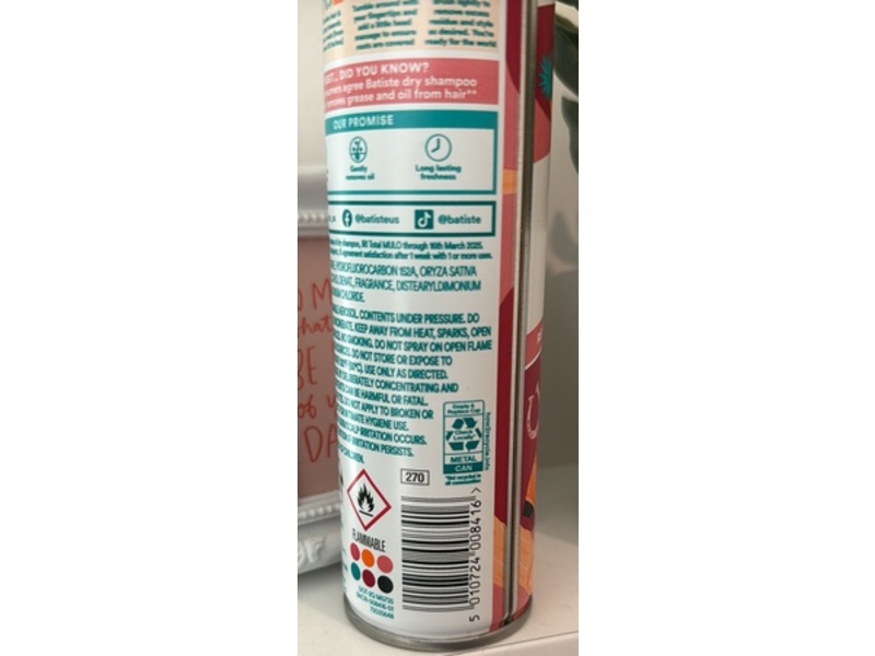 Batiste Sunset Rodeo Dry Shampoo, 3.81 oz/108 g