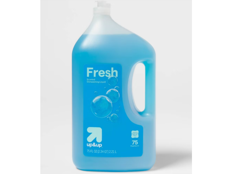 up&up Dishwashing Liquid, Fresh Scented, 75 fl oz/2.21 L