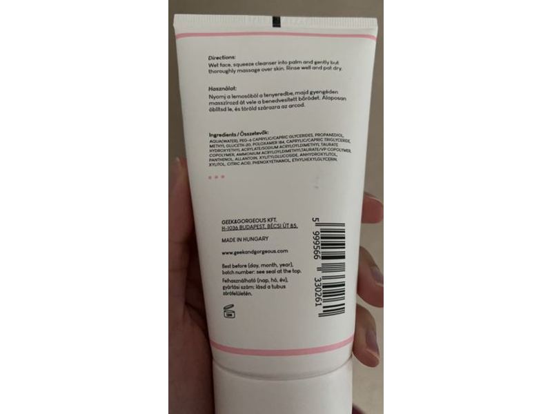 Geek & Gorgeous Gentle Cleanser, Jelly Joker, 5.07 fl oz/150 mL