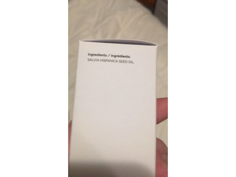 The Ordinary 100% Organic Virgin Chia Seed Oil, 1 fl oz/30 mL