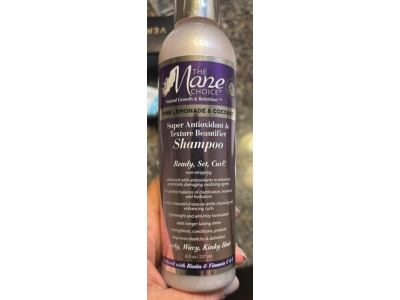 The Mane Choice Super Anti-Oxidant & Texture Beautifier Shampoo, Pink Lemonade, 8 fl oz/237 mL