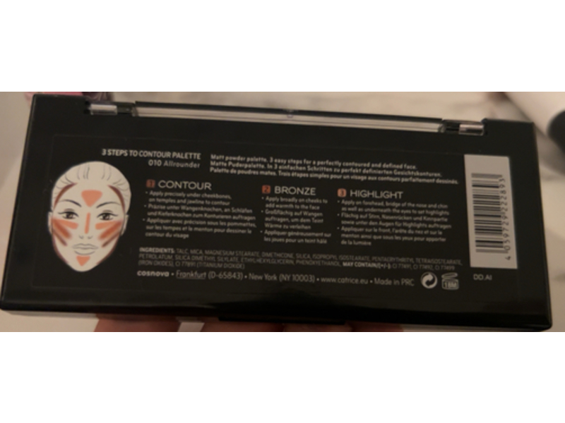 Catrice 3 Steps To Contour Palette, 010 Allrounder, 0.26 oz/7.5 g