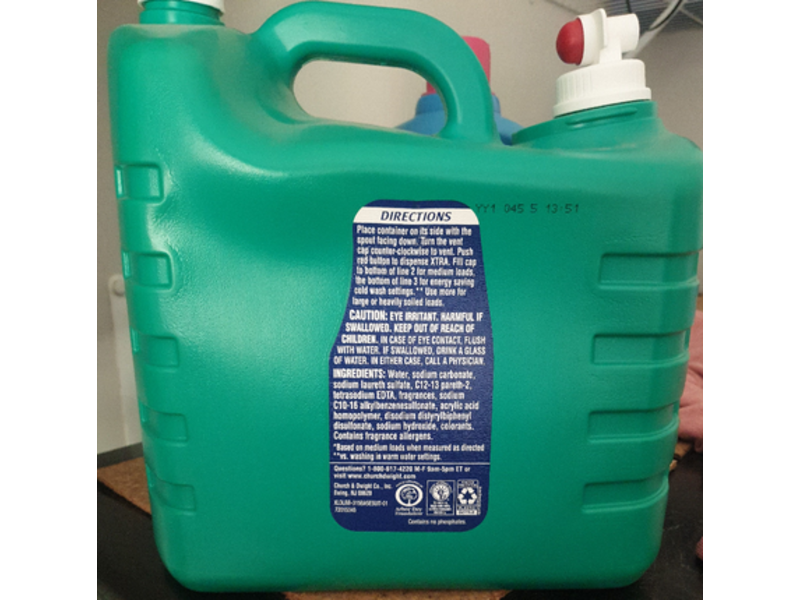 Xtra Laundry Detergent, Mountain Rain, 210 Loads, 315 fl oz/9.31 L