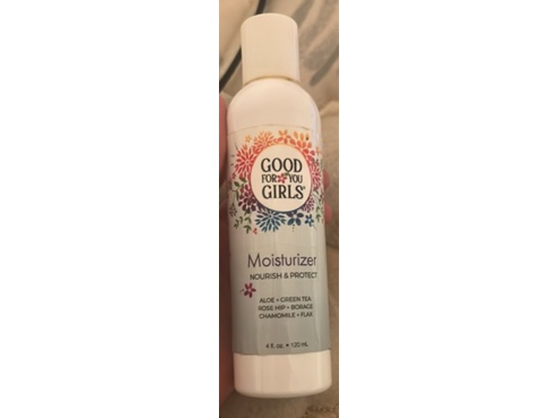 Good For You Girls Moisturizer, Aloe + Green Tea, Rose Hip + Borage & Chamomile + Flax, 4 fl oz/120 mL