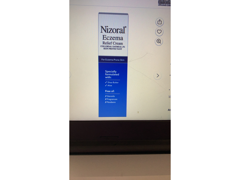 Nizoral Eczema Relief Cream, 4 oz/113 g