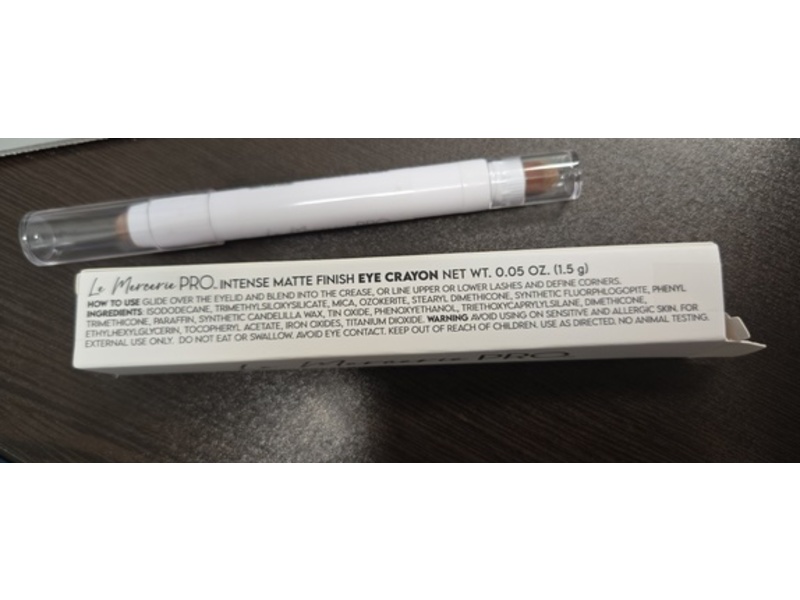 Le Mercerie Pro Intense Matte Finish Eye Crayon, Matte Latte, 0.05 fl oz/1.5 g