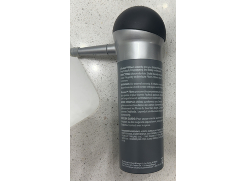 Xfusion Keratin Hair Fibers, Black, 0.98 oz/28 g